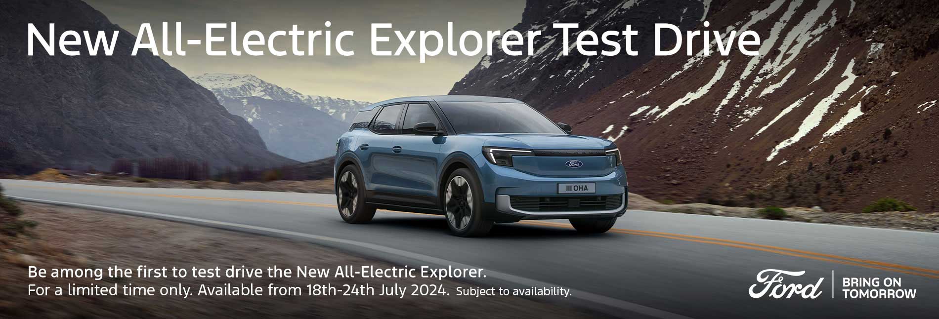 New All-Electric Explorer Test Drive Experience
