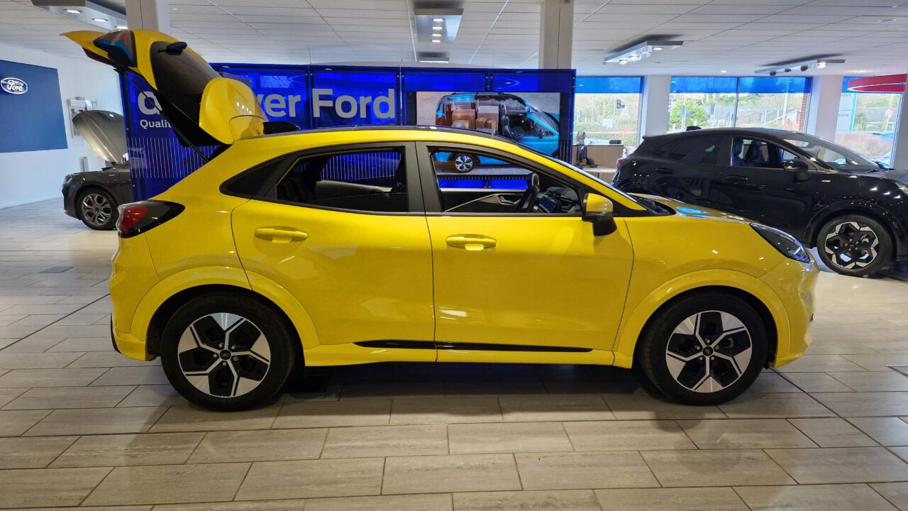 All-Electric New Puma Gen-E in Busseys Showroom, side view