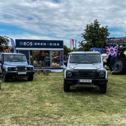 Busseys at the Suffolk show with the Ineos Grenadier