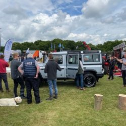 Busseys at the Suffolk show with the Ineos Grenadier