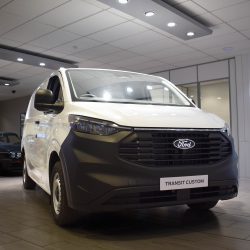 All-New Ford Transit Custom in Busseys Fordstore Front