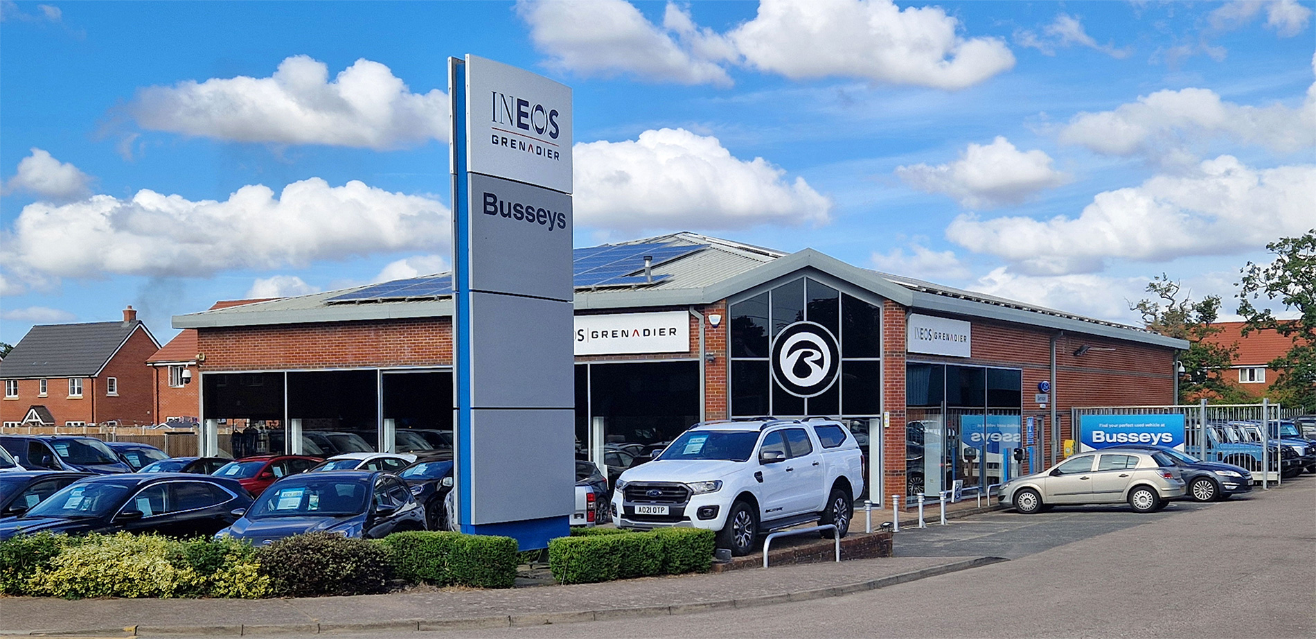 Busseys Attleborough Ineos, Ford Service, and used car centre.